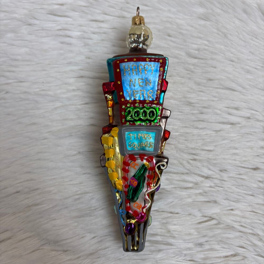 Christopher Radko New Years 2000 Times Square Ball Drop Ornament